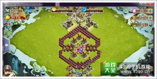 城堡争霸菱形阵