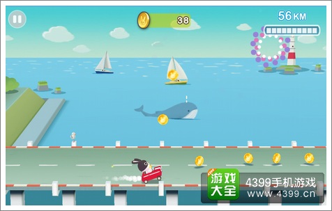 欧彼兔酷跑画面