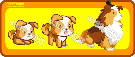 奥比岛绅士小花犬