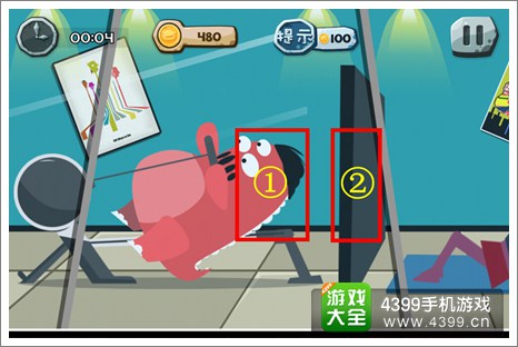 100种蠢蠢的死法2健身惹的祸第1关攻略
