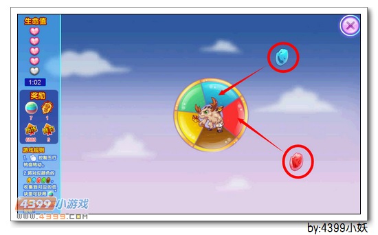 卡布西游五行转盘