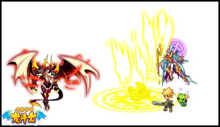 龙斗士魔灵霸王技能大曝光 技能展示