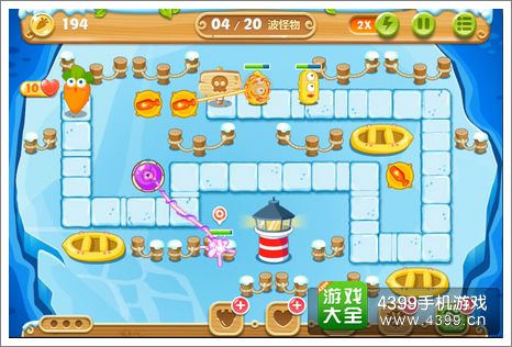 保卫萝卜2第101关攻略