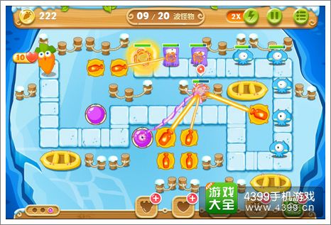 保卫萝卜2第101关攻略