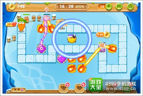 保卫萝卜2第101关攻略