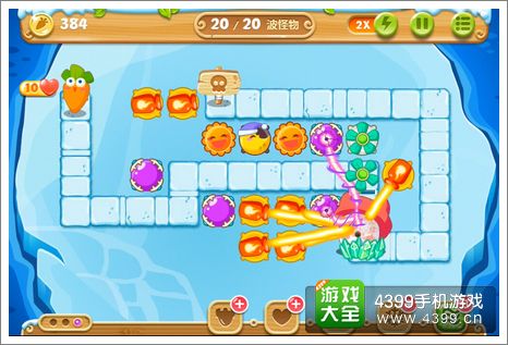 保卫萝卜2第101关攻略