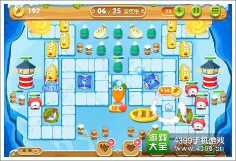 保卫萝卜2第104关攻略