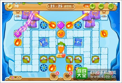 保卫萝卜2第104关攻略