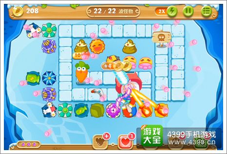保卫萝卜2第106关攻略