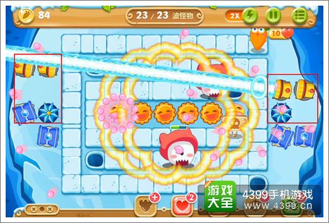 保卫萝卜2第109关攻略