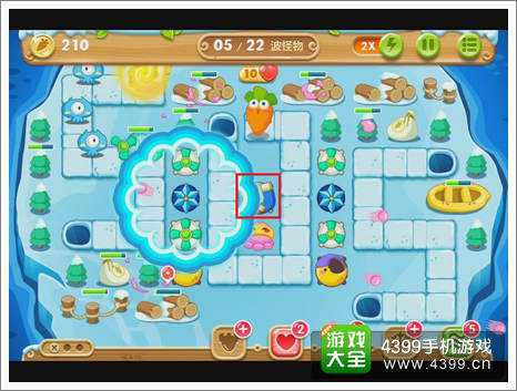 保卫萝卜2第112关攻略