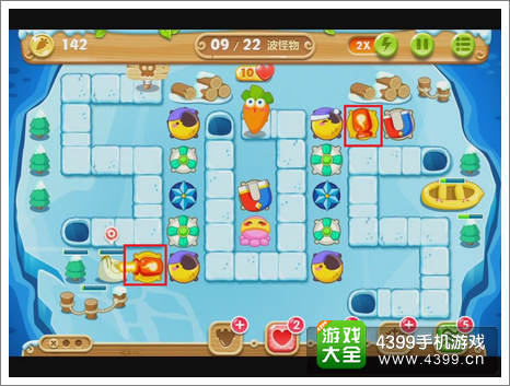 保卫萝卜2第112关攻略