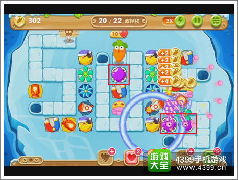 保卫萝卜2第112关攻略