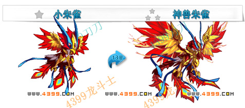 龙斗士神兽朱雀技能表 神兽朱雀属性图 神兽朱雀图鉴