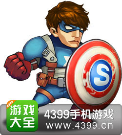 超级英雄盾牌上尉