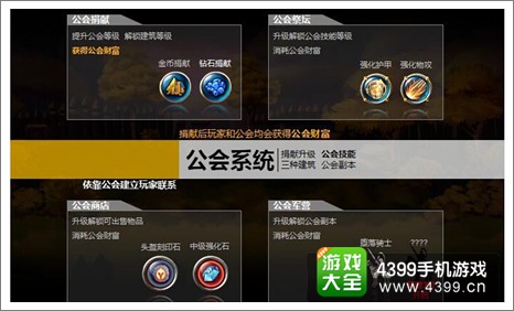 剑魂之刃公会系统
