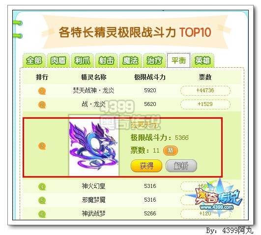 奥奇传说玄冥天龙极限战斗力