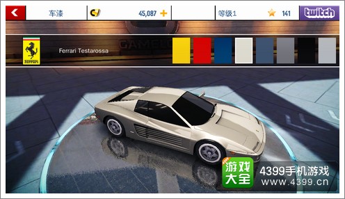 狂野飙车8B车法拉利Testarossa