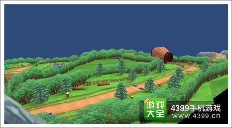 跑跑卡丁车手机版森林地图
