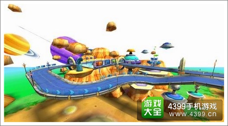 跑跑卡丁车手机版太空地图