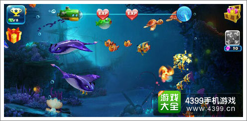 《捕鱼达人3》深海画面截图
