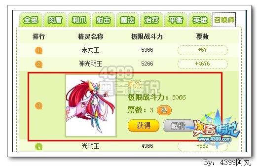 奥奇传说末炎极限战斗力