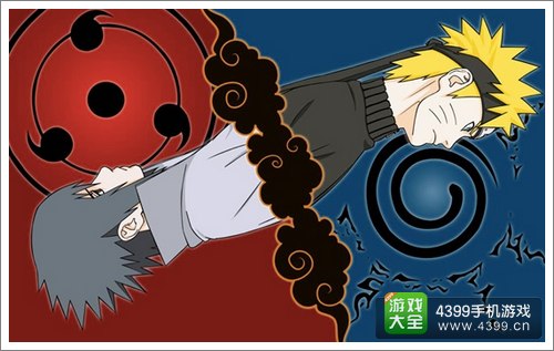 格斗火影鸣人与佐助的对决