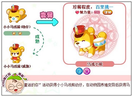 奥比岛马戏小熊在哪得 怎么得