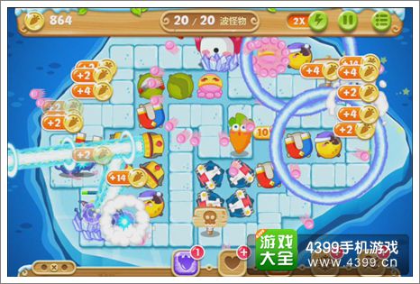 保卫萝卜2第118关攻略