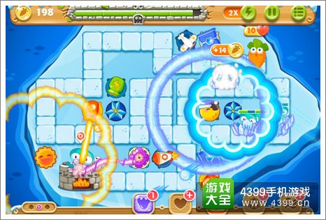 保卫萝卜2第122关攻略