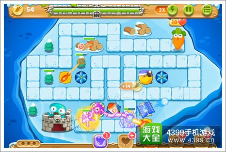 保卫萝卜2第122关攻略