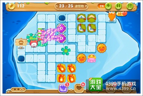 保卫萝卜2第124关攻略