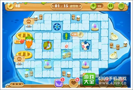 保卫萝卜2第125关攻略