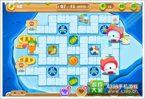 保卫萝卜2第125关攻略