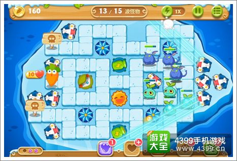 保卫萝卜2第125关攻略
