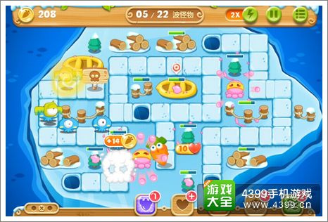 保卫萝卜2第127关攻略