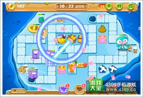 保卫萝卜2第127关攻略
