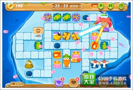 保卫萝卜2第127关攻略