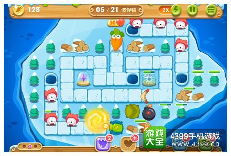 保卫萝卜2第131关攻略