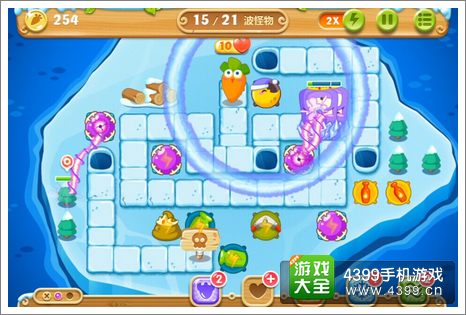 保卫萝卜2第131关攻略