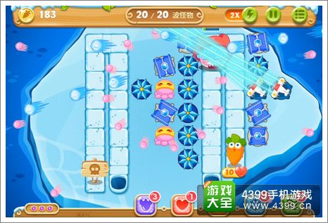 保卫萝卜2第132关攻略