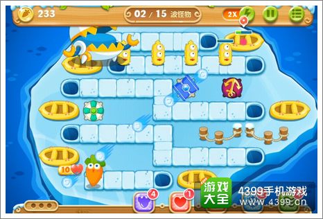 保卫萝卜2第135关攻略