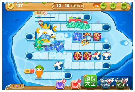 保卫萝卜2第135关攻略