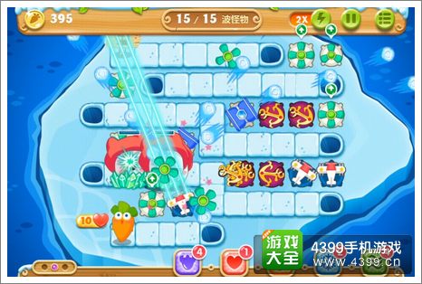 保卫萝卜2第135关攻略
