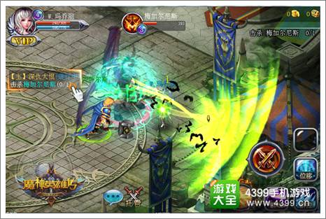 魔神英雄传战斗画面