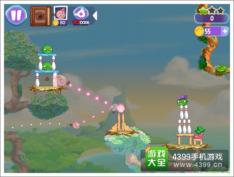 愤怒的小鸟思黛拉第七关三星