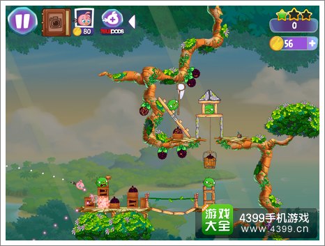 愤怒的小鸟思黛拉第8关