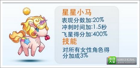 天天酷跑星星小马怎么样