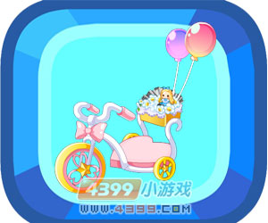 奥比岛漫步花海自行车