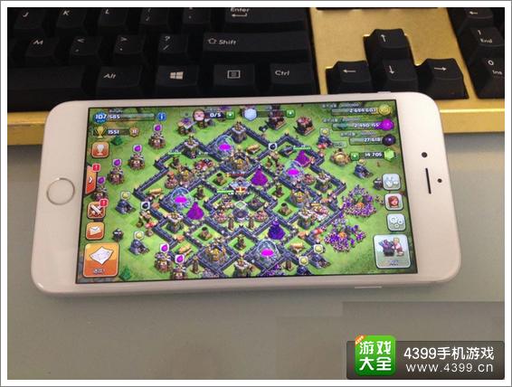 用iPhone6 Plus玩部落冲突